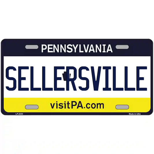 Sellersville Pennsylvania Metal Sign