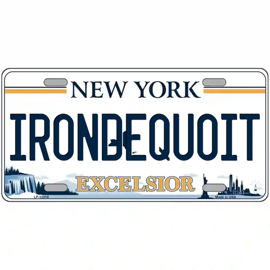 Irondequoit New York Excelsior Metal Sign