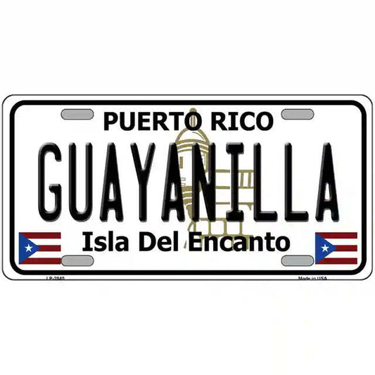 Guayanilla Puerto Rico Metal Sign