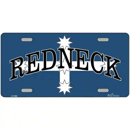Redneck Eureka Flag Metal Sign