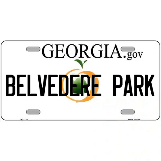 Belvedere Park Georgia Metal Sign