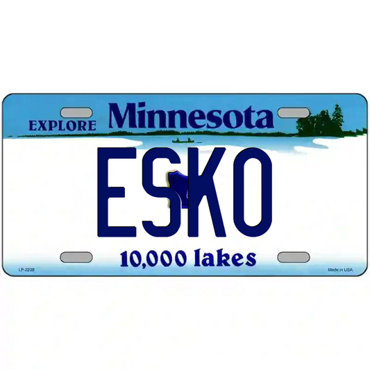 Esko Minnesota Metal Sign