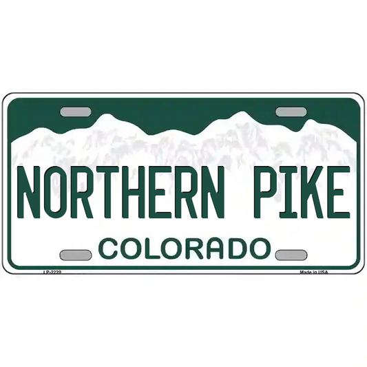 Northern Pike Colorado Metal Sign