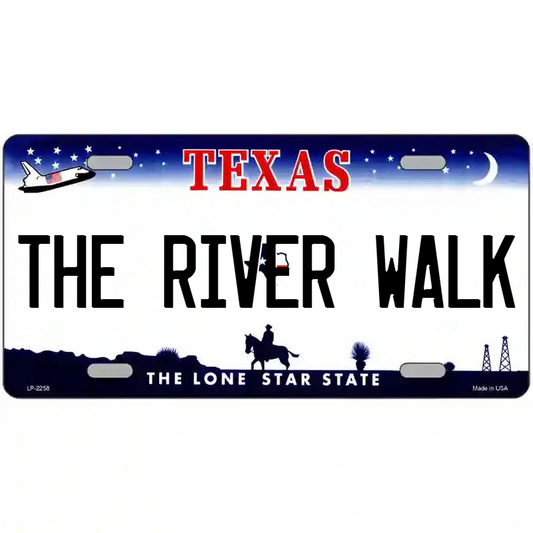 The River Walk Texas Metal Sign