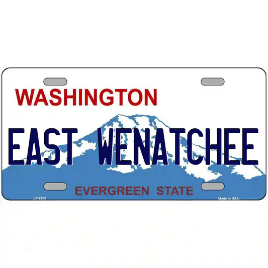 East Wenatchee Washington Metal Sign