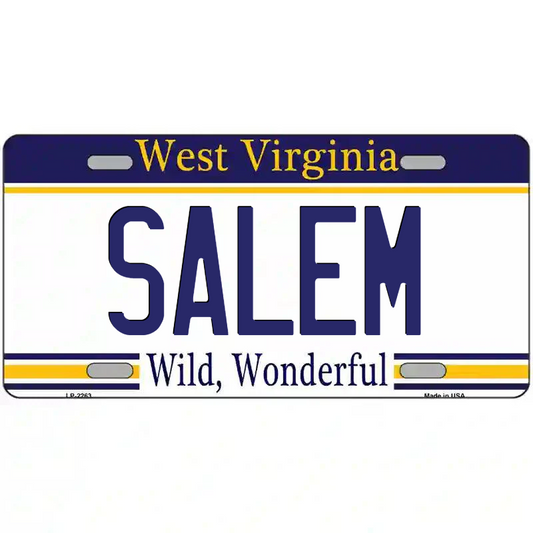 Salem West Virginia Metal Sign