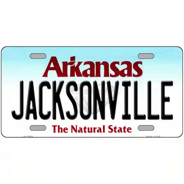 Jacksonville Arkansas Metal Sign