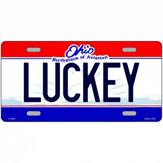Luckey Ohio Metal Sign