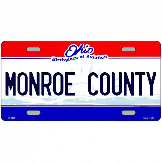 Monroe County Ohio Metal Sign