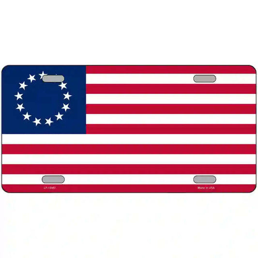 Betsy Ross American Flag Metal Sign