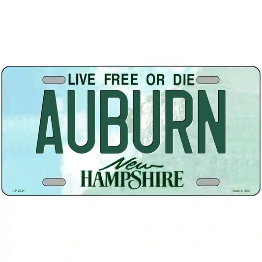 Auburn New Hampshire Metal Sign