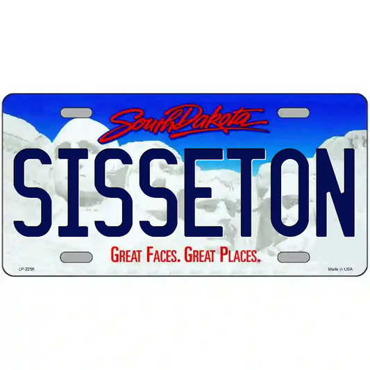 Sisseton South Dakota Metal Sign