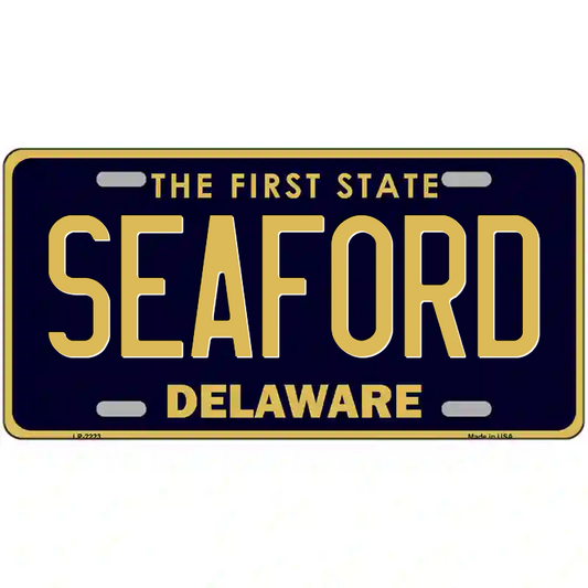Seaford Delaware Metal Sign