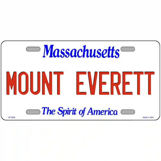 Mount Everett Massachusetts Metal Sign