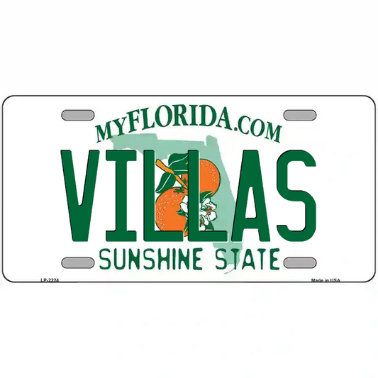 Villas Florida Metal Sign