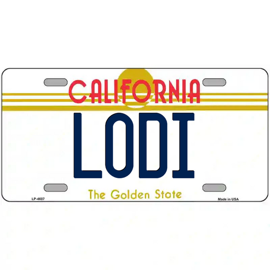 Lodi California Metal Sign