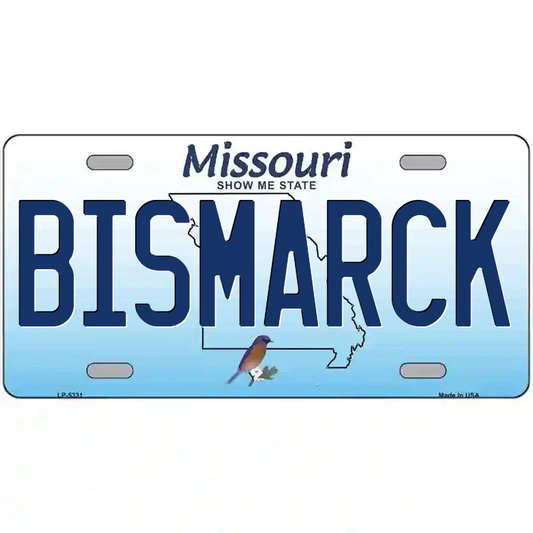 Bismarck Missouri Metal Sign