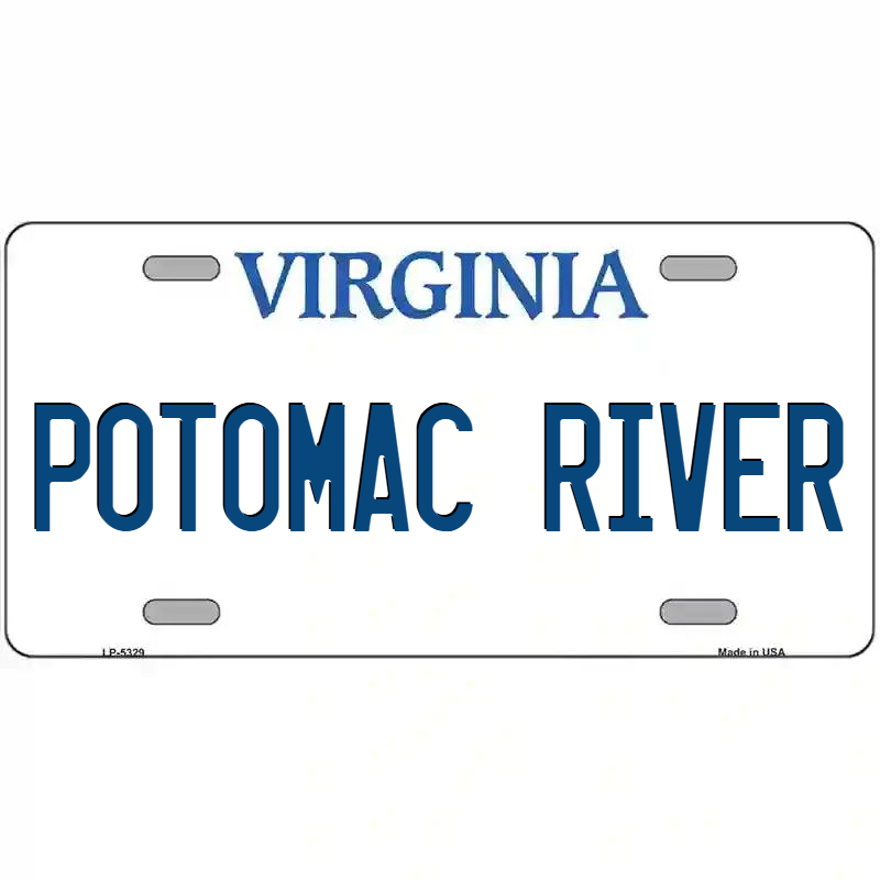 Potomac River Virginia Metal Sign