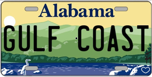 Gulf Coast Alabama Metal Sign