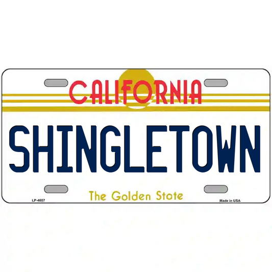 Shingletown California Metal Sign