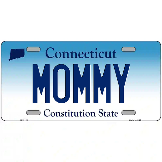 Mommy Connecticut Metal Sign