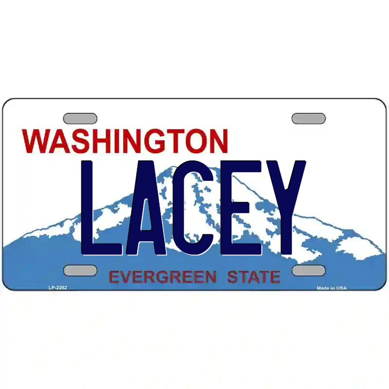 Lacey Washington Metal Sign