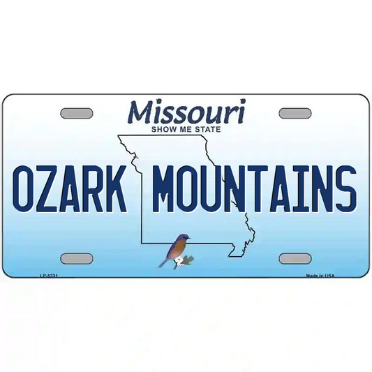 Ozark Mountains Missouri Metal Sign