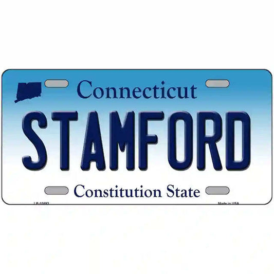 Stamford Connecticut Metal Sign