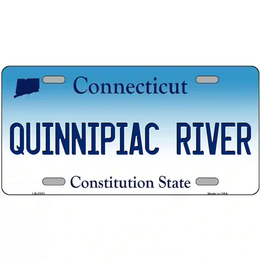 Quinnipiac River Connecticut Metal Sign