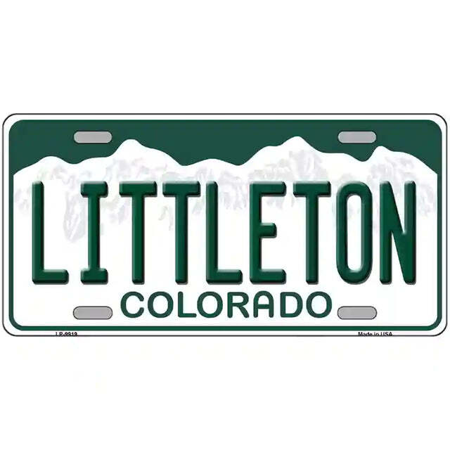 Littleton Colorado Metal Sign