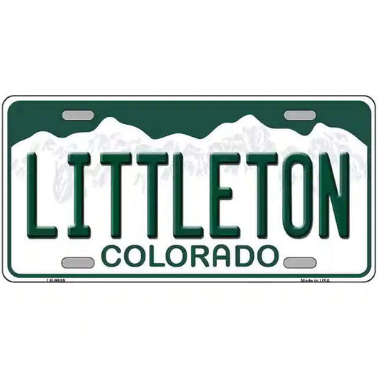 Littleton Colorado Metal Sign