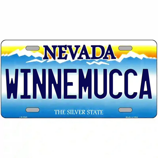 Winnemucca Nevada Metal Sign