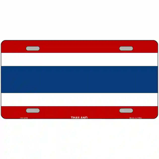 Thailand Flag Metal Sign
