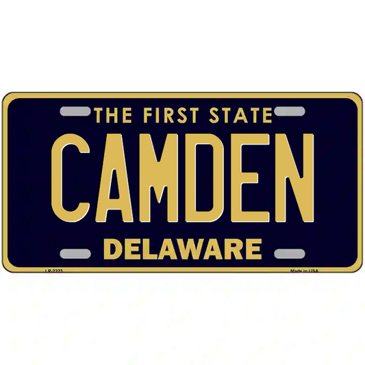 Camden Delaware Metal Sign