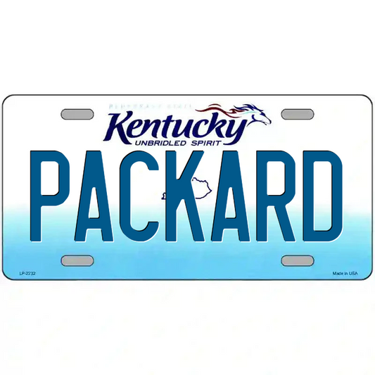 Packard Kentucky Metal Sign