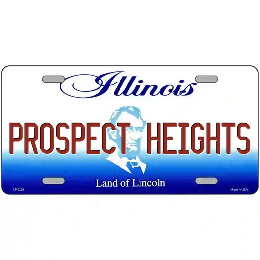 Prospect Heights Illinois Metal Sign