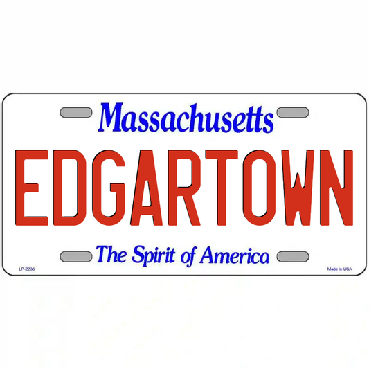 Edgartown Massachusetts Metal Sign