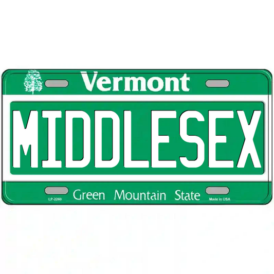 Middlesex Vermont Metal Sign