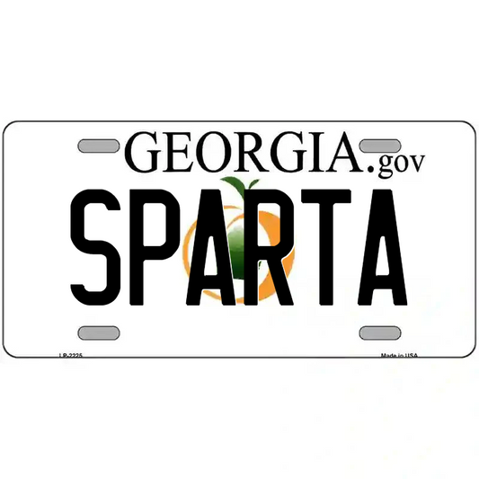Sparta Georgia Metal Sign