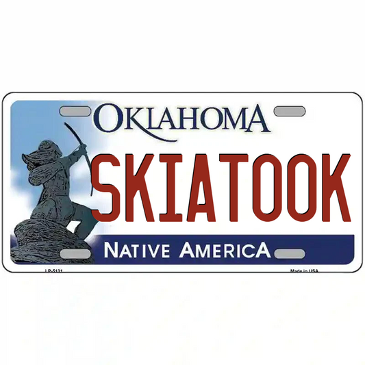Skiatook Oklahoma Metal Sign
