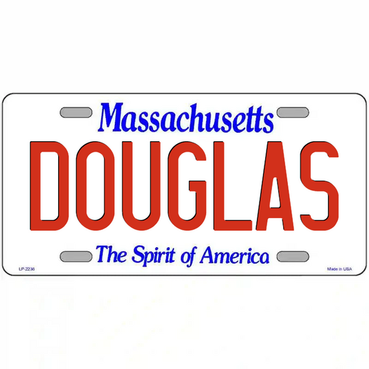 Douglas Massachusetts Metal Sign