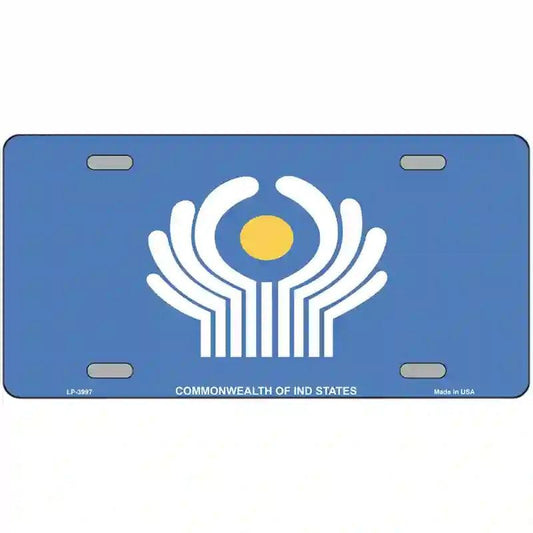 Commonwealth Of Ind States Flag Metal sigh