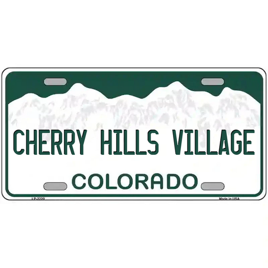 Cherry Hills Village Colorado Metal Sign