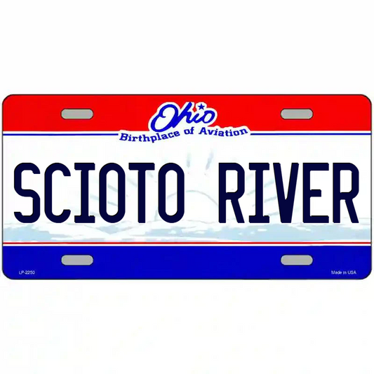 Scioto River Ohio Metal Sign