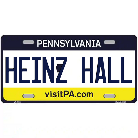 Heinz Hall Pennsylvania Metal Sign