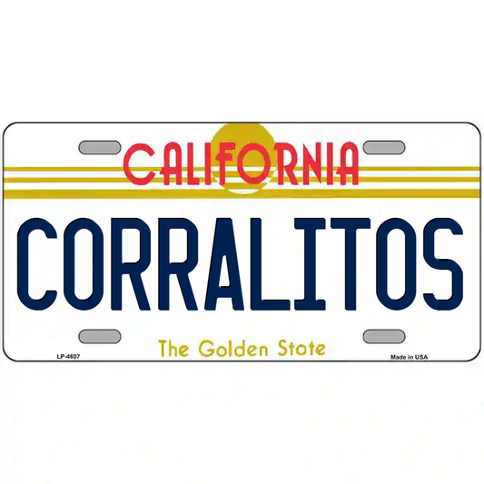 Corralitos California Metal Sign