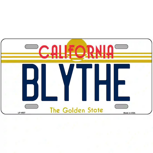 Blythe California Metal Sign