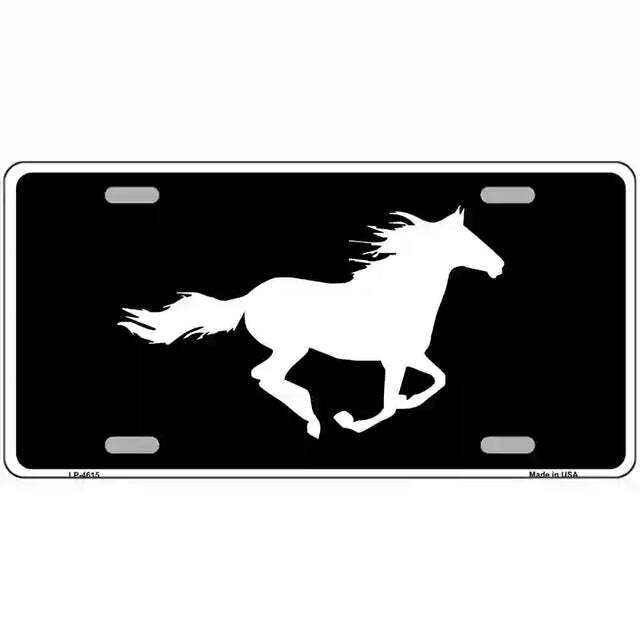 Horse Running Metal Sign