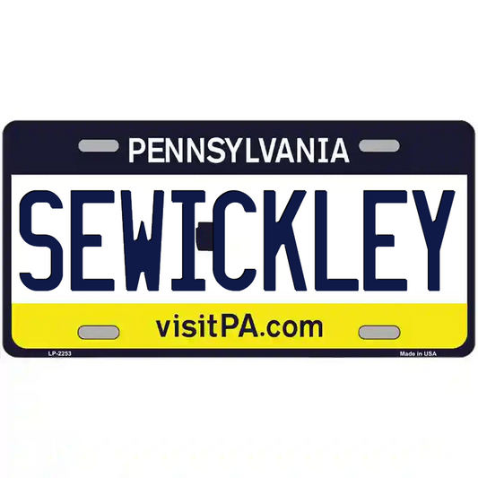 Sewickley Pennsylvania Metal Sign