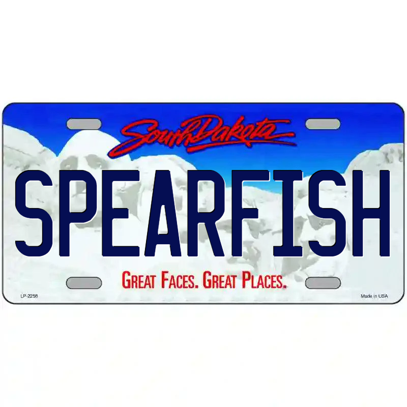 Spearfish South Dakota Metal Sign